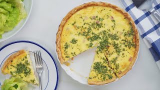 How to Make a Quiche (with Leeks, Parmesan, and Ham)