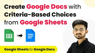 How to Automatically Create Documents using Google Docs with Criteria-Based Choices