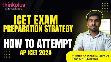 Live Session:  AP ICET 2025 Preparation Strategy