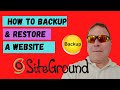 Siteground - How To Backup And Restore A Website