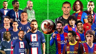 PSG Legends VS FCB Legends (Messi, Neymar, Suarez, Ronaldinho, Puyol, Di Maria, Ibrahimovic)