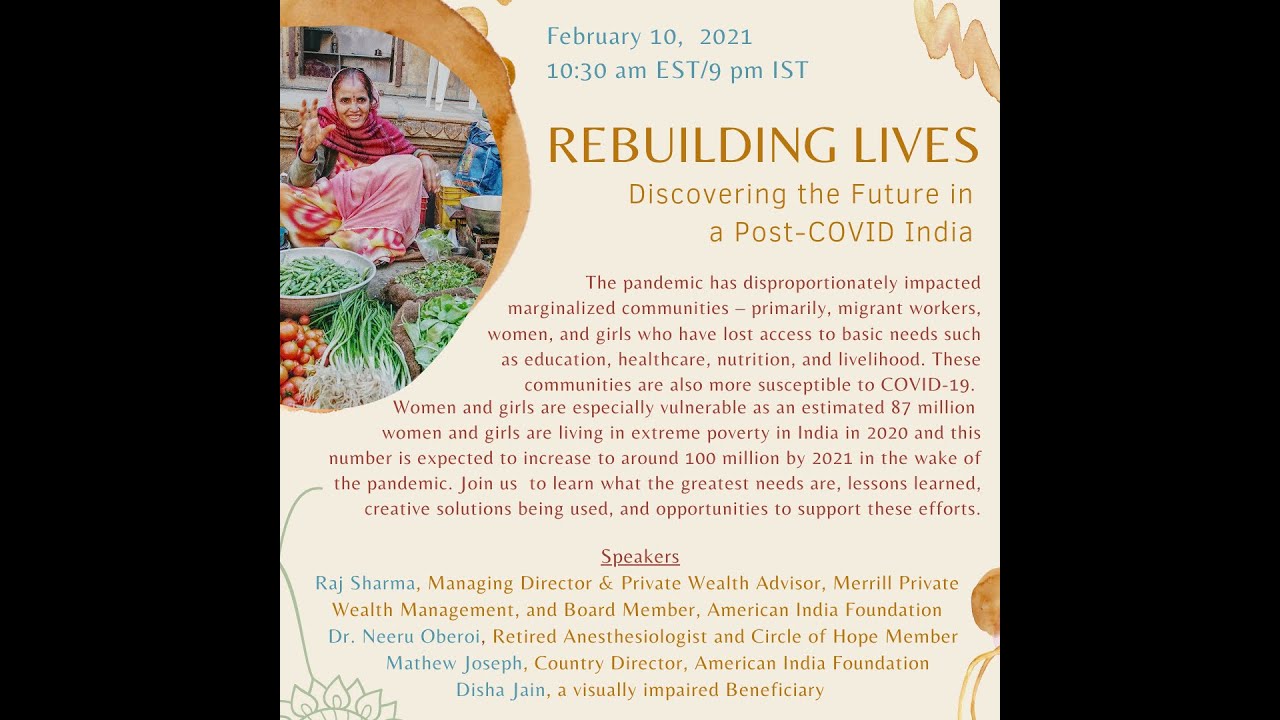 Rebuilding Lives: Discovering the Future in a Post-COVID India