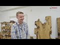Тюменский мастер Владимир Соколов создает мебель в стиле лофт из дерева и смолы