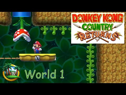 ドンキーコングリターンズ再現コース ジャングルエリア編 DKCR