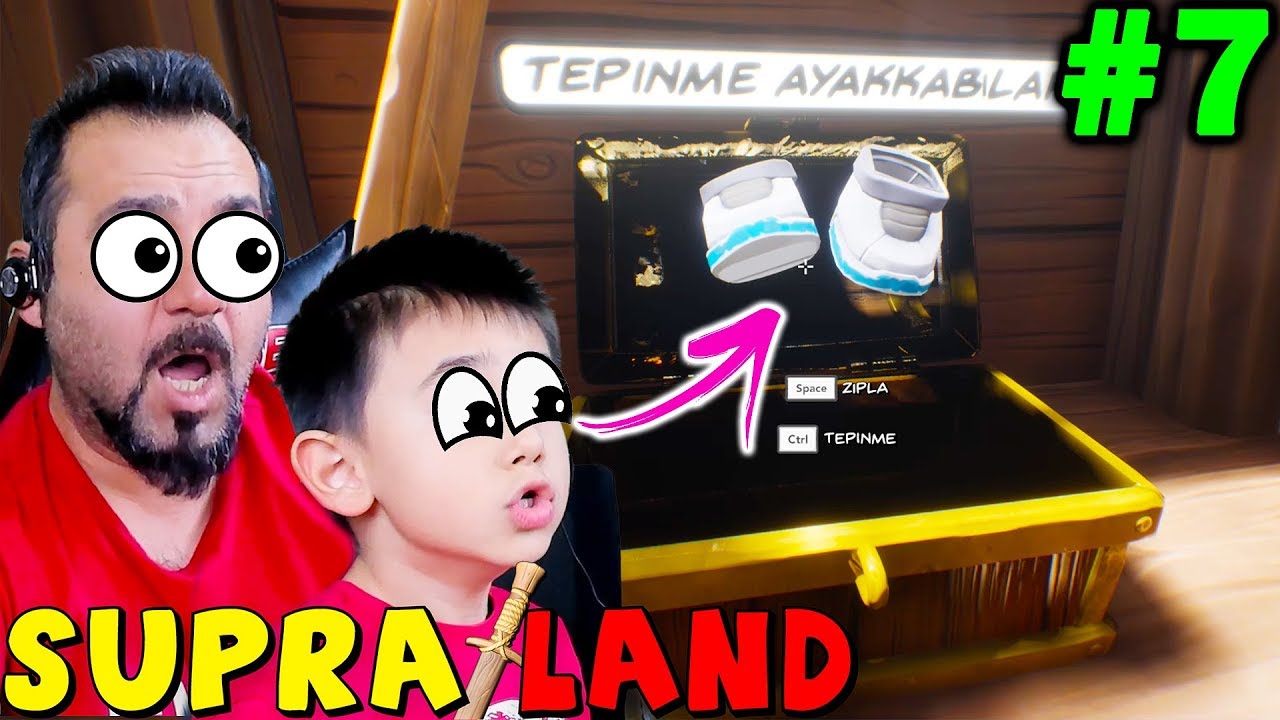 TEPİNME AYAKKABISI VE GİZLİ MAĞARA !  | SUPRALAND TÜRKÇE #7