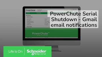 How to setup Gmail email notifications using PowerChute Serial Shutdown | Schneider Electric