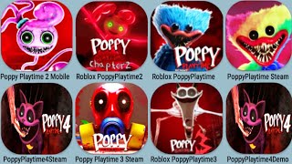 Poppy Playtime Roblox 2+1+3+4 Update, Poppy Playtime Chapter 1+2+3+4 Mobile+Steam+Dogday+CRAFTYCORN