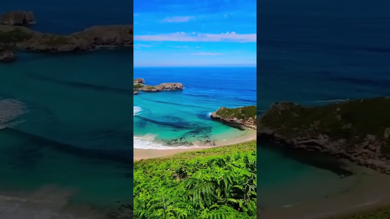 📍PLAYA DE TORIMBIA, LLANES, ASTURIAS #playa #asturias #europa #1millionviews #subscribetomychannel
