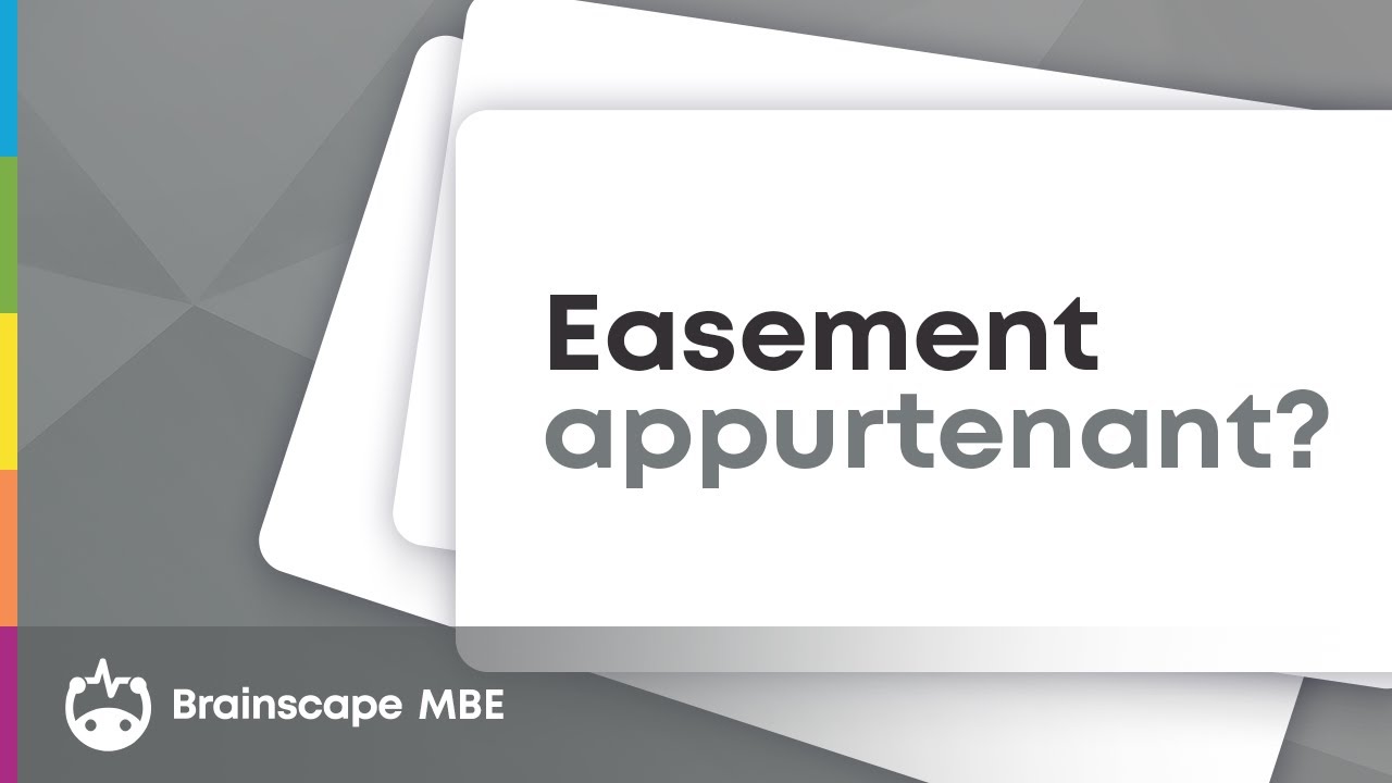 Real Property: Servitudes  | Hands-Free Bar Exam Prep (MBE) - YouTube