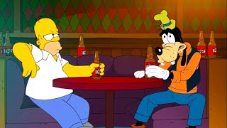 Homero y goofy competencia de Beber L0S SlMPS0NS Capitulos completos en español Latino