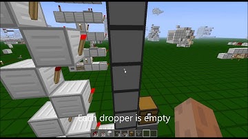 Minecraft Redstone Creation: Item Elevator, compacted