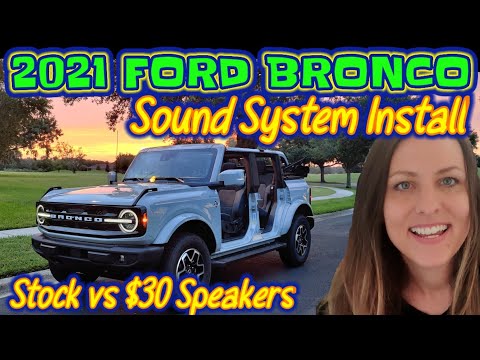 How to Replace 2021 Ford Bronco Speakers