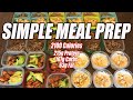 Easy Weight Loss Meal Prep | 24 Meals in 1 Hour | $4 Per Meal | 2100 Calories
