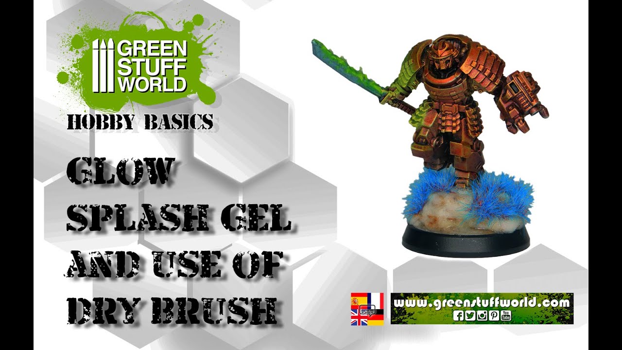  Green Stuff World Splash Gel for Models, Miniatures