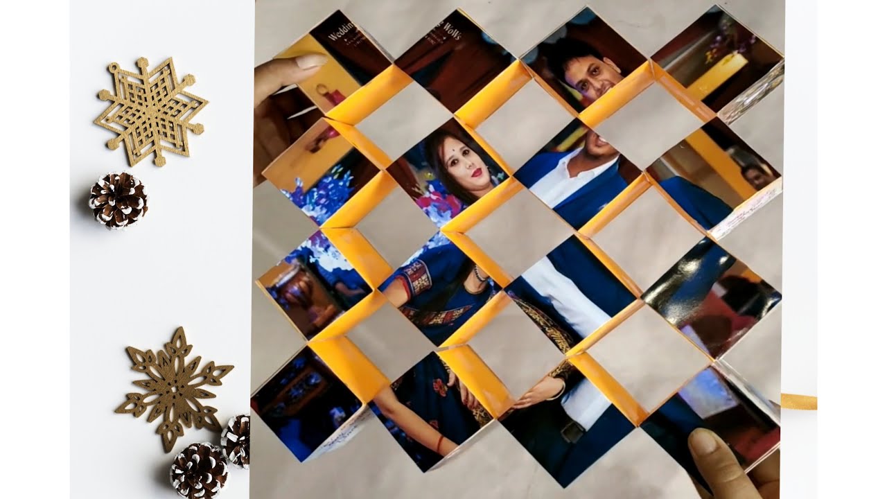 Diy moving cube / cube puzzle gift /unique paper gift / How do you make