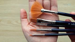 Artzone Sentetik Kıl Fırça Seti - 5Li Set