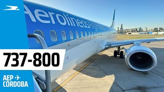 Buenos Aires to Córdoba with Aerolíneas Argentinas ✈ 737-800 Premium Economy (2023) screenshot 1