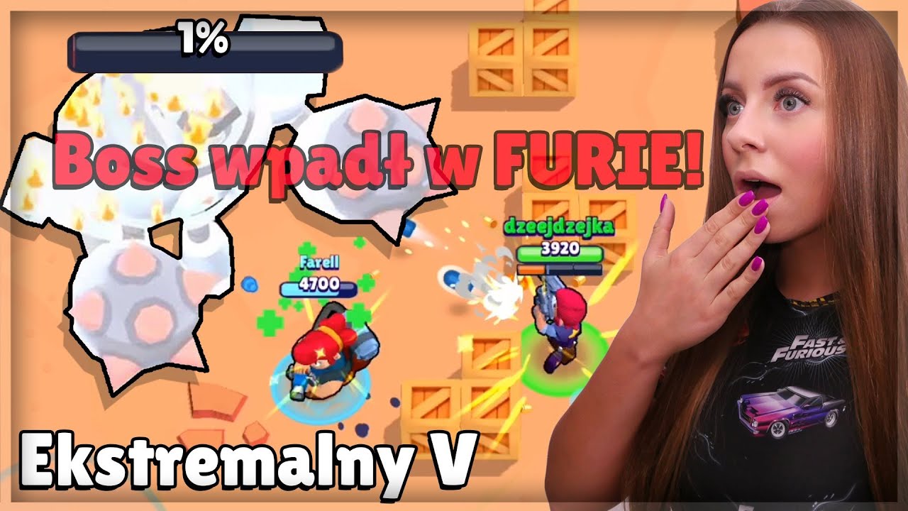 Udalo Sie Odblokowalam Poziom Ekstremalny V W Brawl Stars Boss Fight Youtube