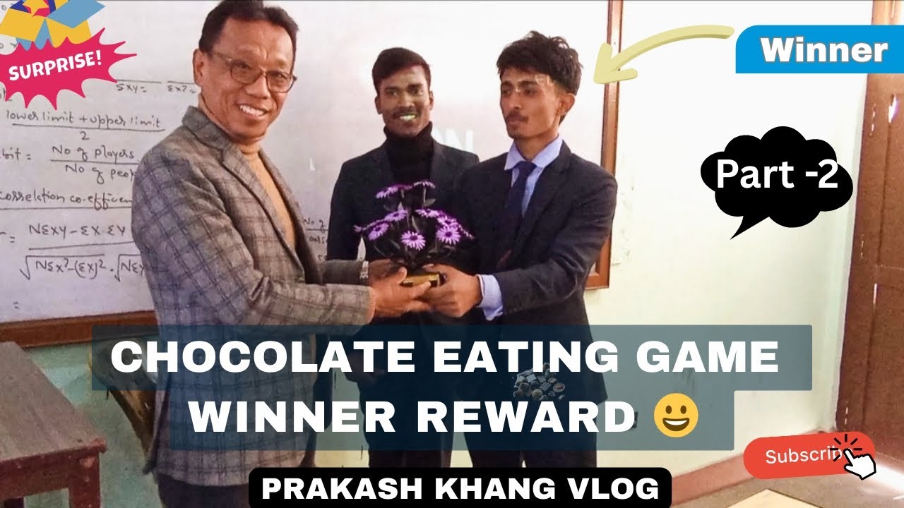 Chocolate Eating Game | Winner Reward 🏆 | 