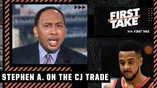 Why Stephen A. is ‘DISGUSTED’ with CJ McCollum’s trade to the Pelicans | First Take