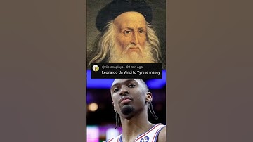 Da Vinci to Tyrese Maxey #fyp #shorts #trending #history #connection @Kieranaplays
