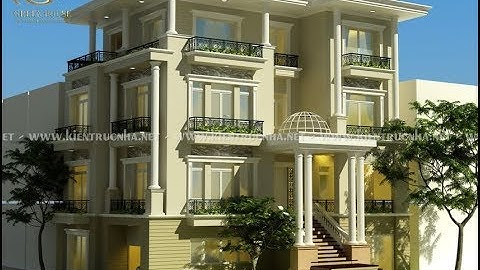 Thiết kế biệt thự tân cổ điển - Biệt thự anh Lương I Green House Việt Nam