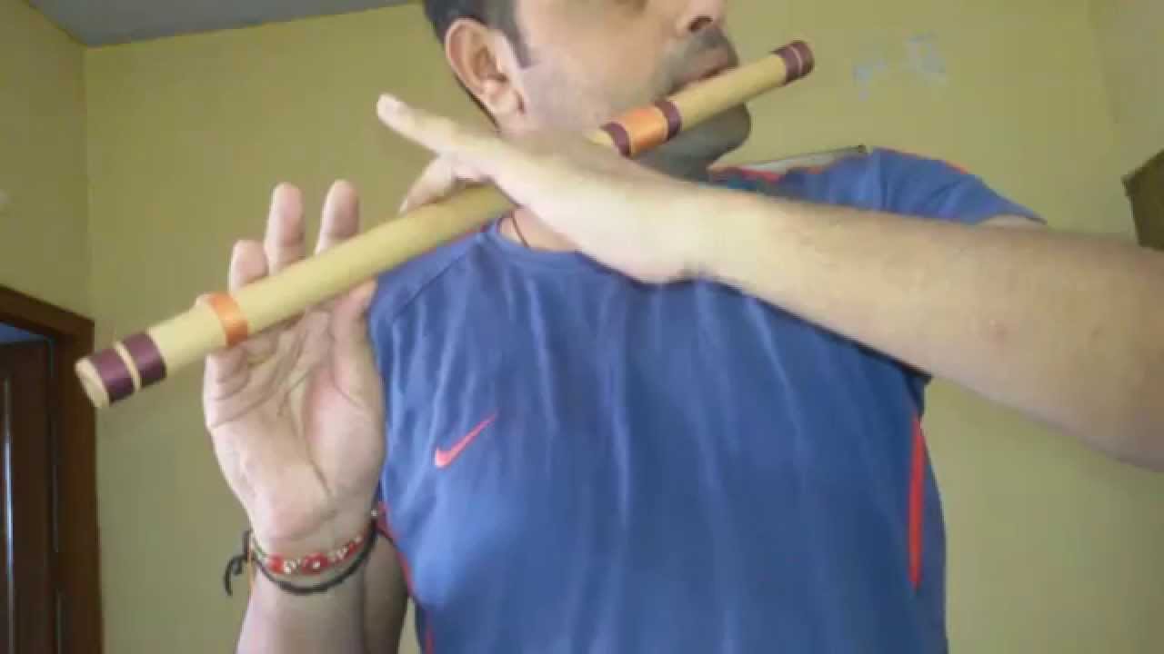 Achyutam keshavam krishna damodaram 2017 Flute YouTube