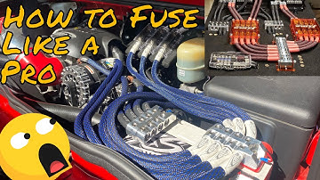 How to properly fuse your car audio system! Like a pro