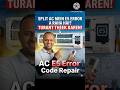 #ऐसी में E5 एरर कोड क्यो आता है??#ac E5 error code solved #viralvideo #airconditioner #ternding