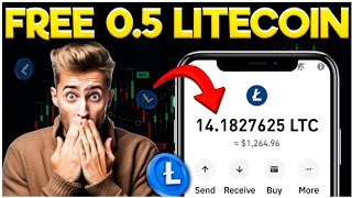 1 Day = 0.5 LTC 🪙 Get Free Litecoin Every 24 Hours + Bonus (FREE LTC)