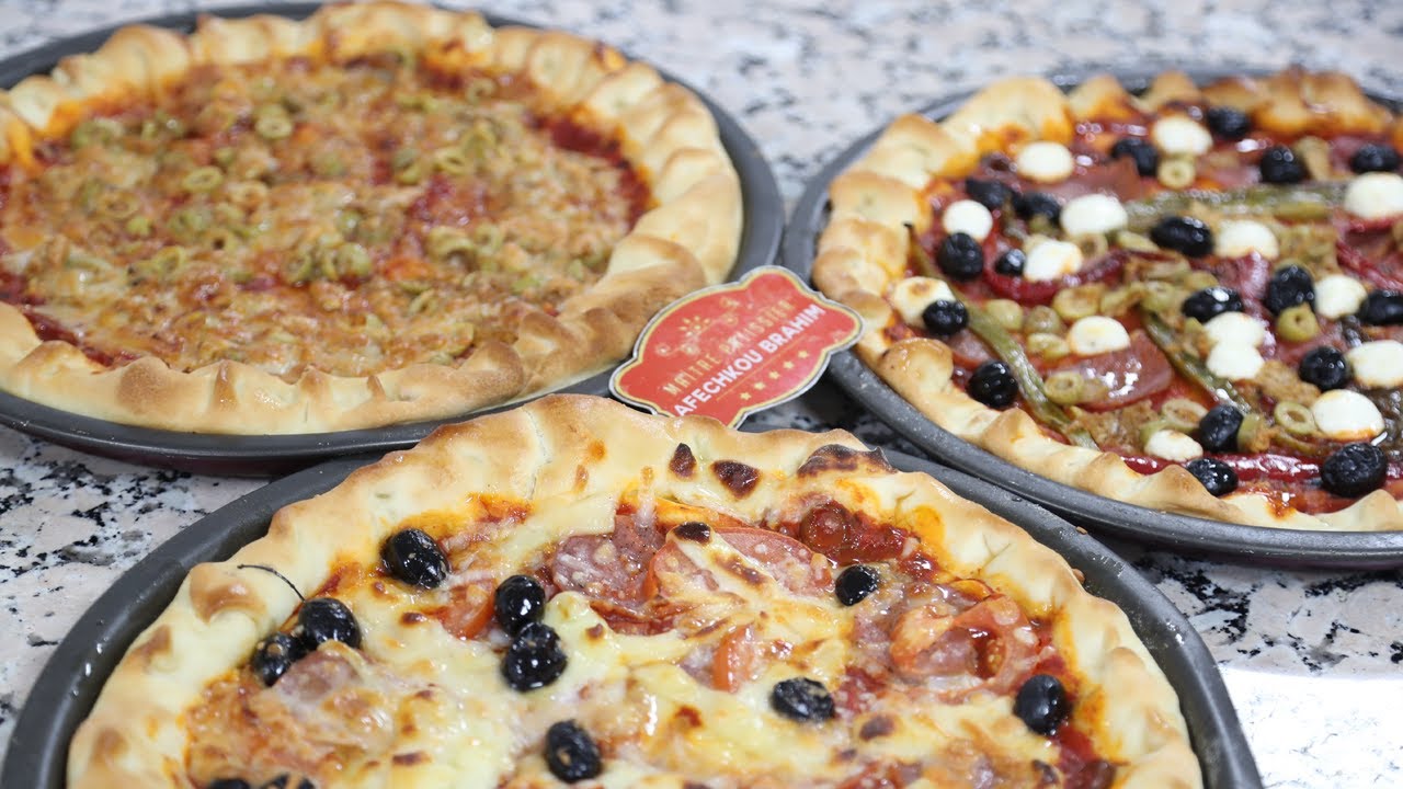 3 اشكال بيتزا اقتصادية سهلة بجوانب محشوة بصلصة لذيذة جربوها واعتمدوها فرمضان 2023❤️🥳❤️