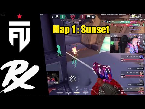 FNS reacts to PRX vs FUT | Map 1 | Valorant Champions 2024 |