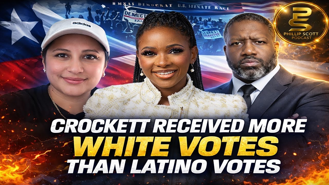 Latina Says She Will Stand With Black Americans, White Voters Voted More For Crockett Than Latinos