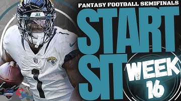 2025 Fantasy Football - MUST START or MUST SIT Week 16 - RBs, WRs, QBs, TEs, ALL TEAMS!