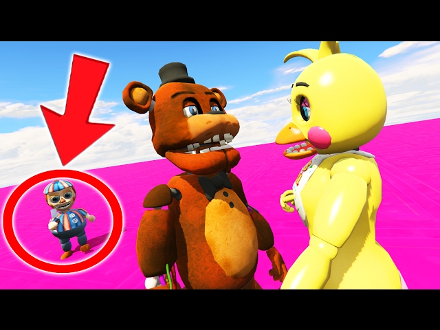 GTA 5 Mods - FNAF MOD w/ FREDDY, BONNIE, CHICA, MANGLE (GTA 5 PC