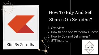 #Kiteapp #zerodha #shares How to Buy And Sell shares on Kite app ? screenshot 3