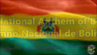 Video thumbnail of "Bolivia National Anthem with music, vocal and lyrics Spanish w/English Translation"
