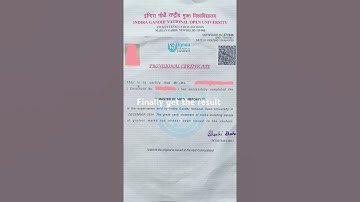 #IGNOU result December 2025