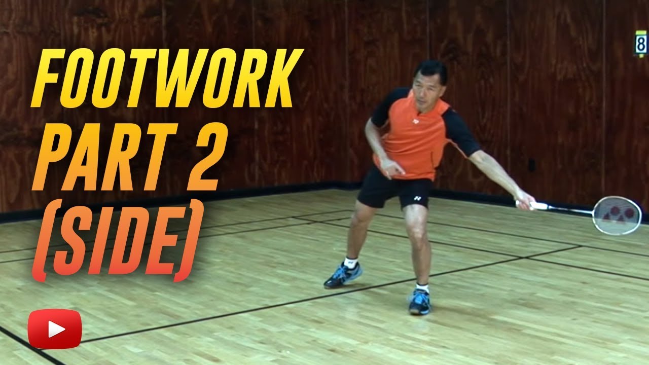 Badminton Tips - Footwork Part 2  (Side) - Coach Andy Chong (foreign subtitles available)