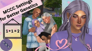 MC Command Center Settings for Better Genetics #thesims4