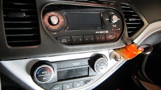 видео: как снять магнитолу кия пиканто картинка: как снять магнитолу кия пиканто