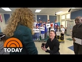 School Teacher Stunned By Surprise Proposal On Air | TODAY