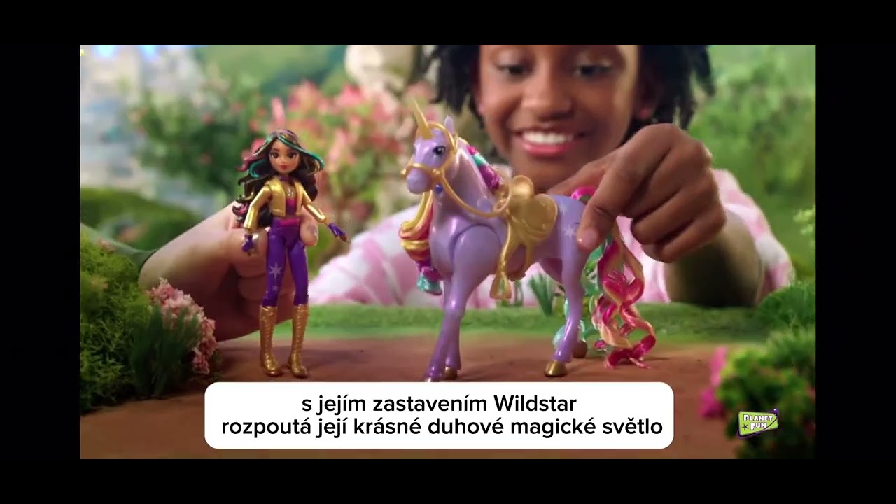 Spin Master Unicorn Academy Světelný Jednorožec Wildstar & Sophia 24 cm