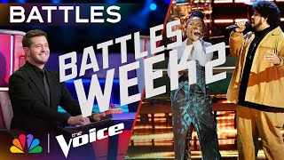 Amazing Duets From The Second Week Of Battles  The Voice  Nbc