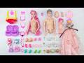 13 Minutes Satisfying with Unboxing Barbie Family Playset, Doll Dressup Set Toys ASMR | Review Toys