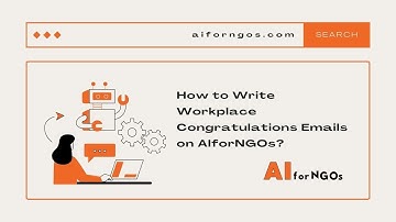 Celebrate Success: Crafting Workplace Congratulations Emails with AIforNGOs!