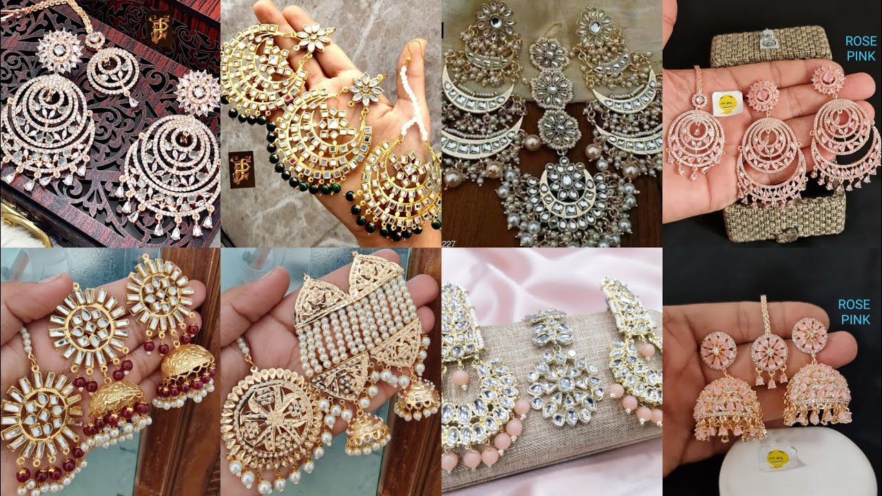 Latest heavy earrings design/gold heavy earrings | beautiful heavy party wear/bridal earrings/part-2
