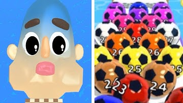 Marble Run 3D,  Sandwich Runner, Twerk Race 3D, Muscle Rush I All level gameplay Android, IOS