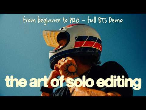 How to edit videos of yourself cinematically - full demo