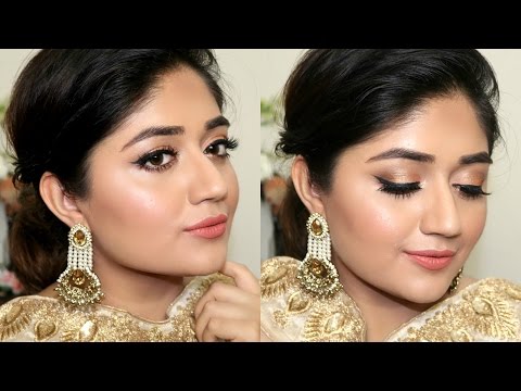 Indian Festive Makeup Tutorial : Golden Peach Makeup | Corallista